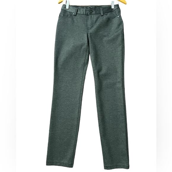 Andrew Marc Chino Dress Pants Women's Dark Gray Black Blend Stretch Mid Size 4 - Picture 5 of 9